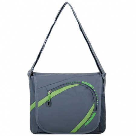 Сумка HS-13102 Цвет: серый/салат.