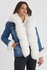 Denim Coat - Front, sleeve and collars fox fur