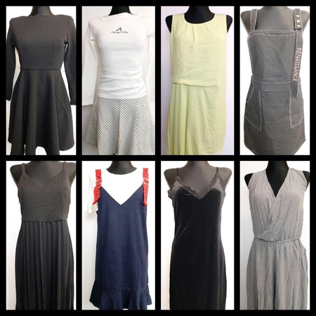 La Chappele karışımı, stok Fransız bir tasarımcıdan yüksek kaliteli giysiler