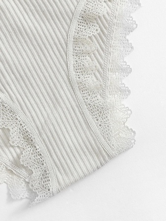 Трусики Комплект С Кружевной Отделкой