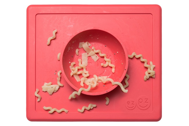 Силиконовая тарелка ezpz Happy Bowl Coral