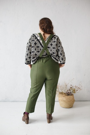 Брюки с завышенной талией