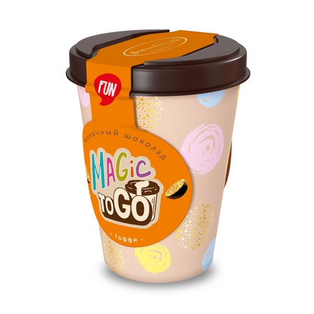 Шоколад молочный "Волшебница" "Magic to go" с тоффи, 60г
