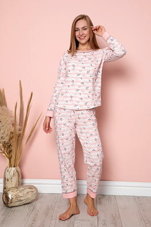 Bayan Pijama Takımı - Kışlık - Mevsimlik - S-M-L-XL