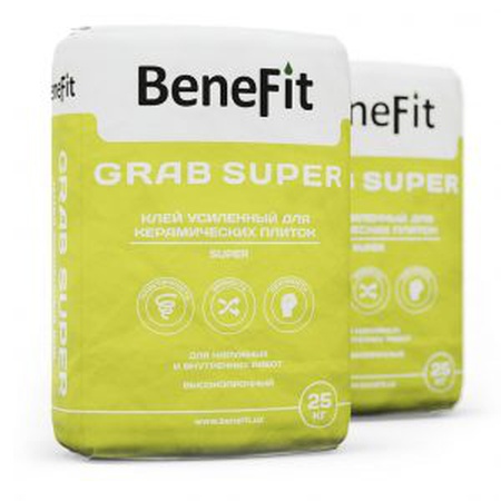 GRAB SUPER (Усиленный Плиточный Клей 25 кг.)