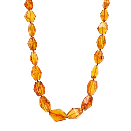 Amber kristal boncuklar