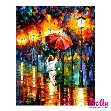 Картина по номерам Афремов Танцующая под дождем