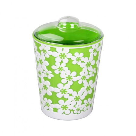 بنك 0،7l Dolce Vita مع غطاء أخضر-أبيض