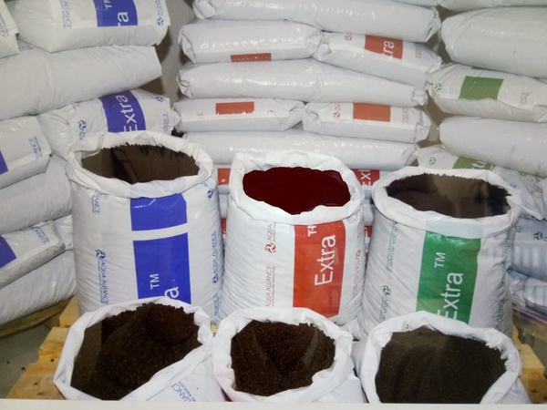 Экструдированные корма для рыб.