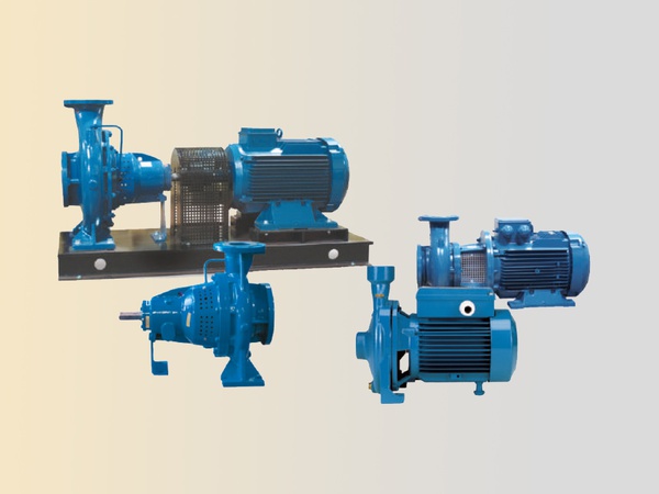 Осевой всасывающий центробежный насос