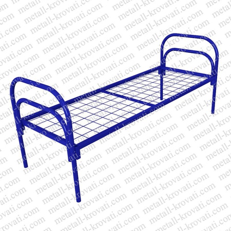 Кровать металлическая одноярусная сетка сварная ‘КС-3’
