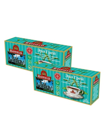 RAYFIELD - Assam Earl Gray Pure Indian Leaf Tea with Natural Bergamot Oil 25 sachets