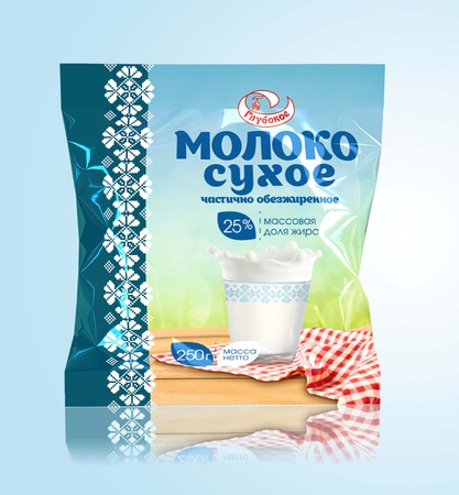 Молоко сухое частично обезжиренное массовая доля жира 25% СТБ 1858 Сорт "Стандарт"