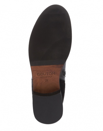 Черные жокейские сапоги (еврозима) s159