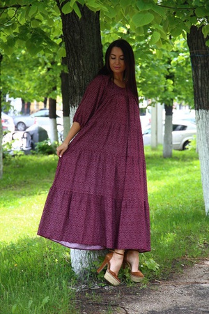 Широкий ассортимент штапельных платьев оптом