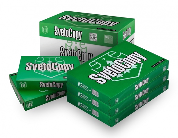Бумага SvetoCopy A4, Cнегурочка,  Double A