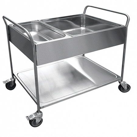 Тележка для сбора посуды ТС-100-1000х500