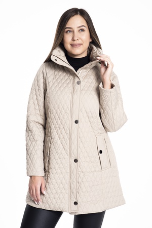 Büyük Beden Kapitone Mont