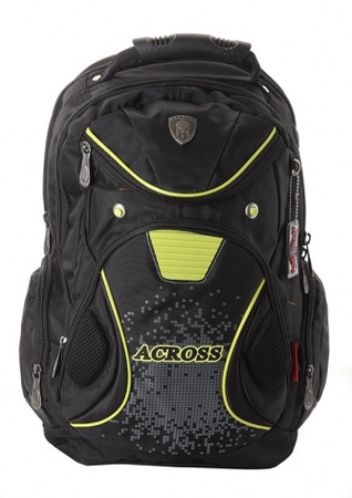 Sırt çantası A15-38 Siyah, sarı süslemeli