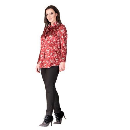 Desenli Kadife Gömlek