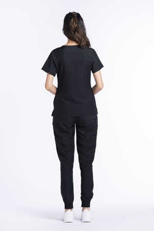 Женский топ с коротким рукавом с коротким рукавом Comfy Master Royal Y-образным вырезом