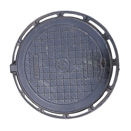 Heavy-Duty Anti-Theft And Anti-Sinking Ductile Iron Manhole Cover For Road Use
