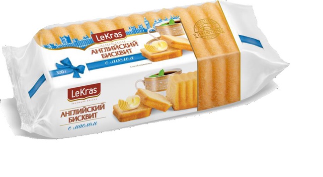 Английский бисквит с маслом