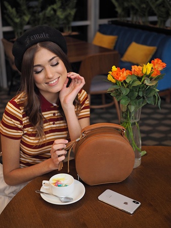 CS4466 Сумка круглая средняя