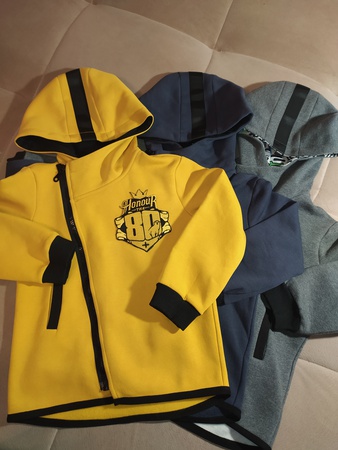 Gap детская толстовка в 3 расцветках: жёлтый, серый, синий