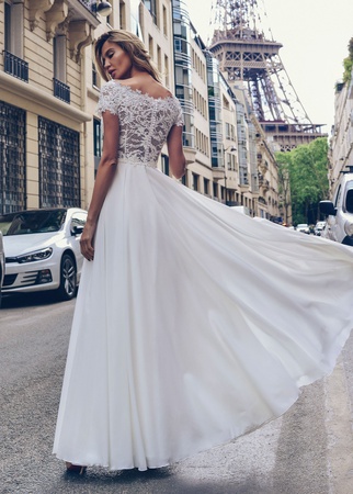 Agnes<br>Летнее свадебное платье Anna RosyBrown