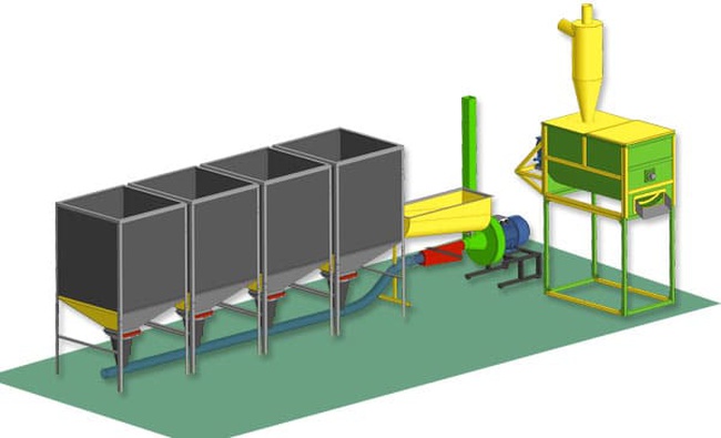 Feed pelletizing line Artmash