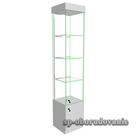 Витрина из стекла и ЛДСП