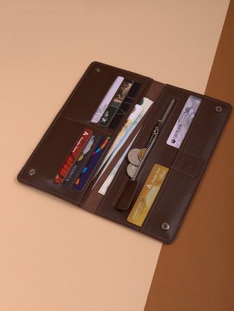 Портмоне лонгер из натуральной кожи КУЛ-130