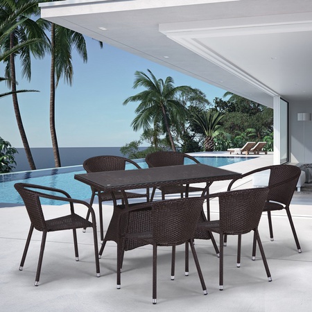 Комплект мебели из искусственного ротанга