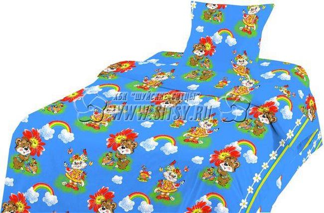 КПБ бязь Шуя в детскую кровать