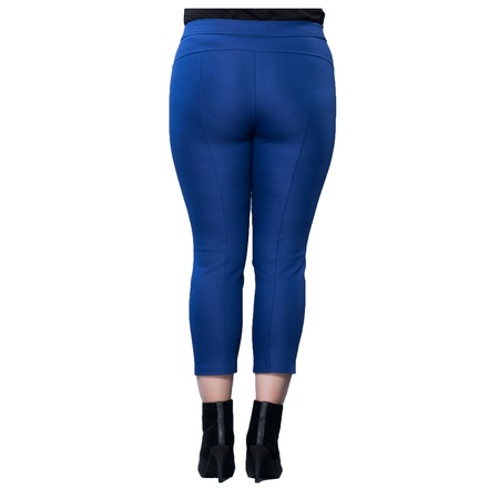 Büyük Beden Yüksek Bel önü dikişli pantolon