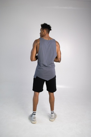 Майка мужская серая Hi Mate