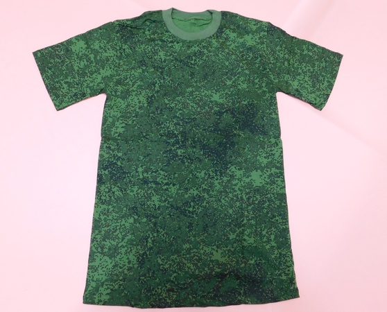 Футболка хлопчатобумажная камуфлированной расцветки