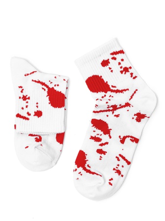 Erkek / bayan kısa çorap "Boya lekeleri" Dzen ve Smile