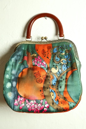 Гранатовая сумка ручной работы