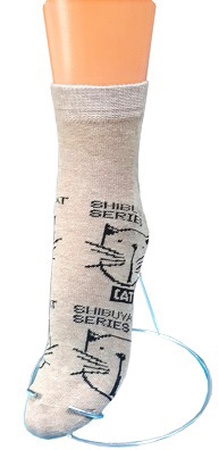 Следки женские (арт. 01с4) «Кошки2»