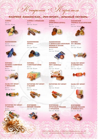 печенье, пряники, пирожное, эклеры, мармелад, пастила, конфеты, сухари, сушки, баранки, рахат лукум, нуга, кексы, зефир