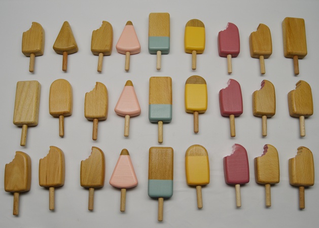 деревянное мороженое (набор)
