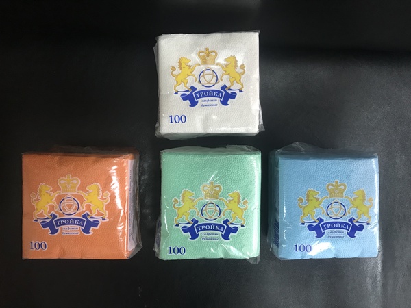 Салфетки бумажные 24х24