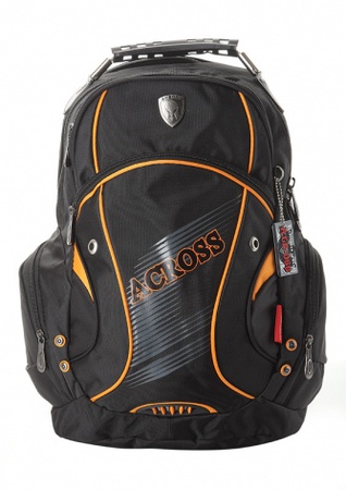 Sırt çantası A15-46 Turuncu süslemeli Siyah