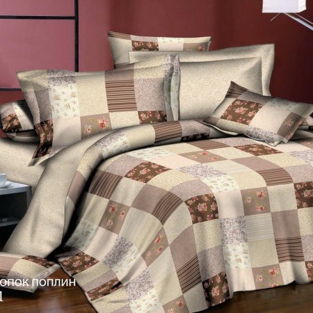 ПОСТЕЛЬНОЕ БЕЛЬЕ ИЗ ПОПЛИНА CТАНДАРТП-056