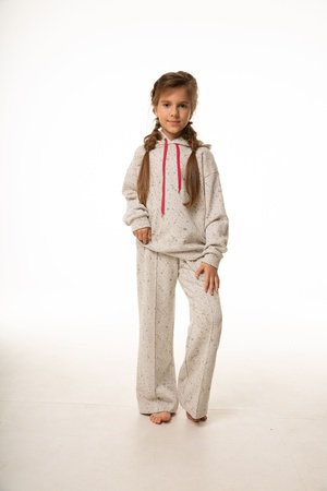 Костюм спортивный серый для девочки Yumster YG.21.42.005