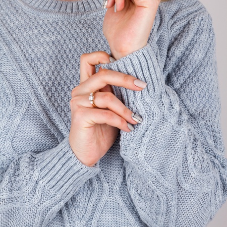 Damenpullover Lily grau