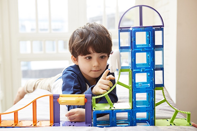 Manyetik yapı seti MAGFORMERS Sky Track Macera seti