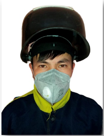 Фильтрующая полумаска вертикальная модель N95 PRO